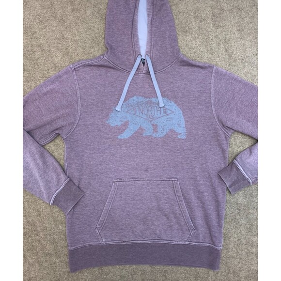The North Face Hoodie Mens S Bearitage 1966 Lived In Prewashed Fleece Pullover - Picture 1 of 7